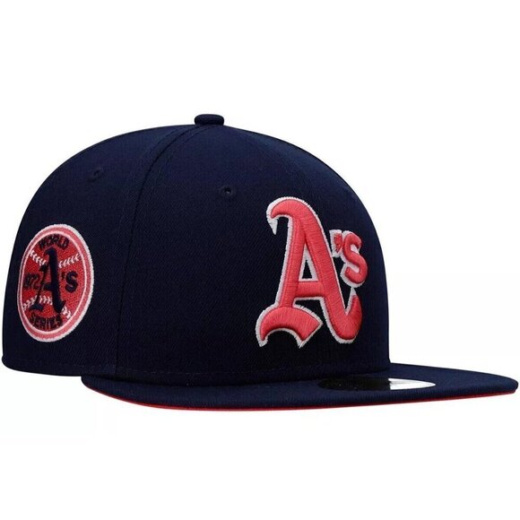 New Era Oakland Athletics 59FIFTY Fitted Hat 1972 World Series Side Patch 7 3/8